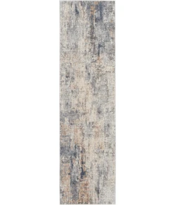 Nourison Home Rustic Textures RUS01 Grey Beige 2 ft. 2 in. X 7 ft. 6 in. Area Rug