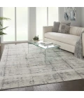 Nourison Rustic Textures Area Rug RUS06-Ivory/Blue