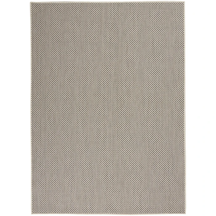 Nourison Courtyard Area Rug COU01-Ivory Charcoal