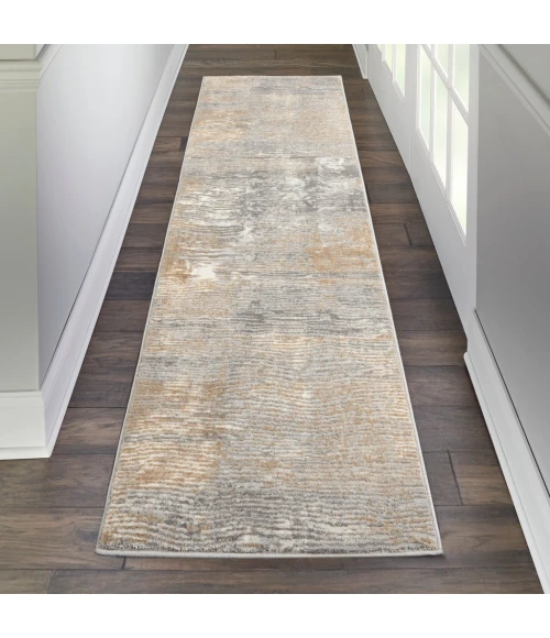 Nourison Solace Runner Area Rug SLA01-Grey/Beige