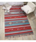 Nourison Baja Area Rug BAJ01-Grey/Red