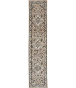 Nourison Home Quarry QUA05 Beige Grey 2 ft. 2 in. X 12 ft. Area Rug