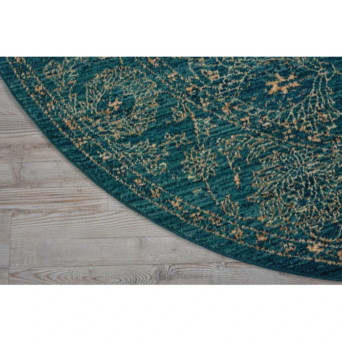 Nourison Home Nourison 2020 Blue NR202 7ft.5in. x Round Round Rug