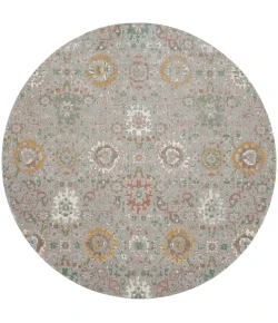Nourison Home Twilight TWI13 Grey/Multi 8 ft. Round Area Rug