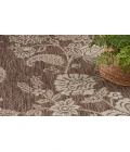 Nourison Garden Oasis Mocha GOA03 6 ft. X 9 ft. Rectangle Rug