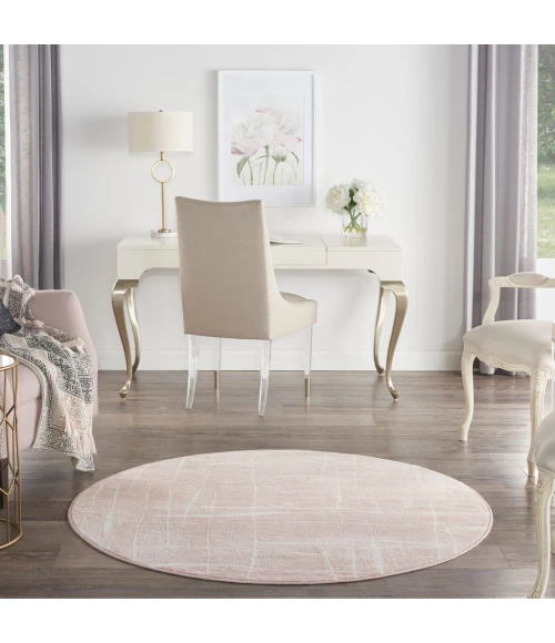 Nourison Whimsicle Area Rug WHS09-Pink Ivory