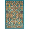 Nourison Home Allur ALR03 Turquoise Ivory 2 ft. X 3 ft. Area Rug