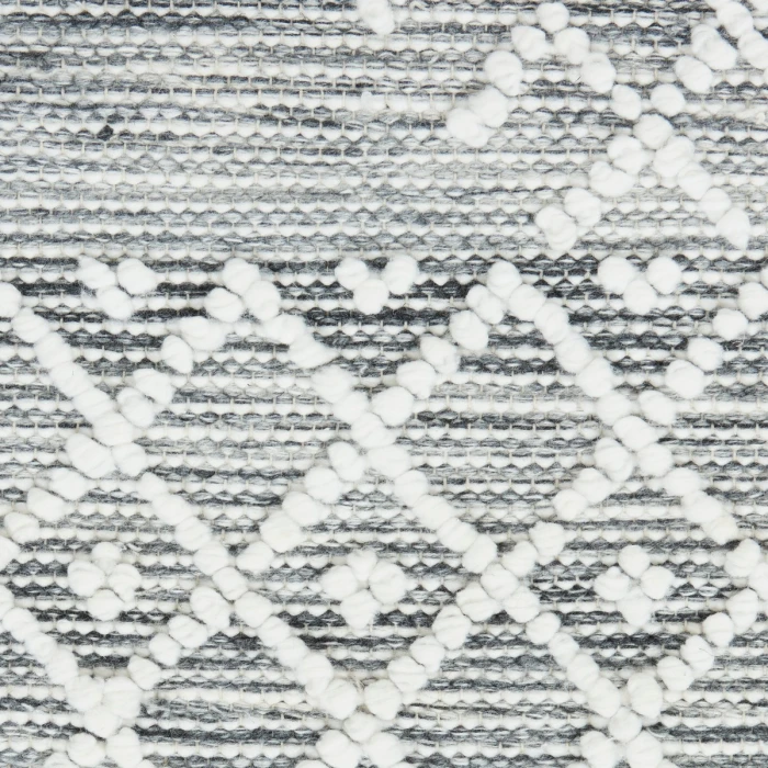Nicole Curtis Machine Washable Series 3 Area Rug SR302 Black 5' x 8'