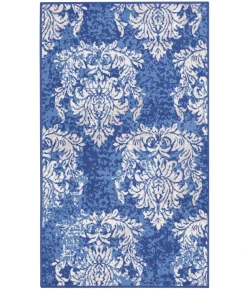 Nourison Home Whimsicle WHS11 Navy Ivory 3 ft. X 5 ft. Area Rug