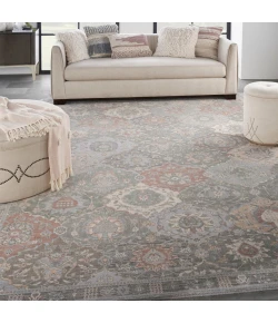 Nourison Home Parisa PSA05 Grey/Multi 8 ft. 6 in. X 11 ft. 6 in. Area Rug