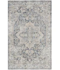 Nourison Astra Machine Washable Area Rug ASW12 Grey/Blue