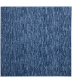 Nourison Home Nourison Essentials NRE01 Navy Blue 9 ft. Square Area Rug