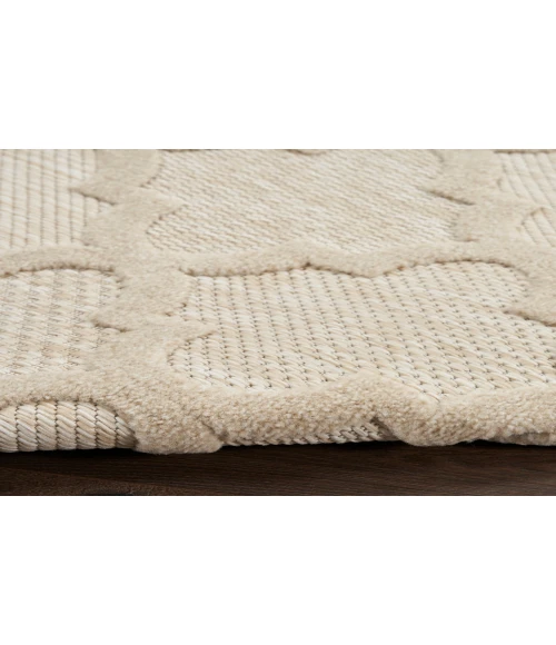 Nourison Easy Care Cream NES01 8 ft. X 10 ft. Rectangle Rug