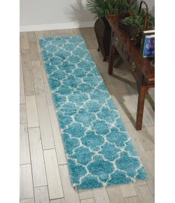 Nourison Home Amore AMOR2 Aqua 2 ft. 2 in. X 7 ft. 6 in. Area Rug