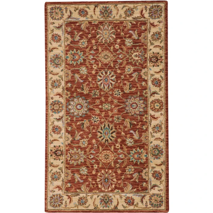 Nourison Home Living Treasures Red LI05 2ft.6in. x 4ft.3in. Rect. Rug