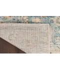 Nourison Astra Machine Washable Beige Blue ASW12 3 ft. 3 in. X 5 ft. Rectangle Rug