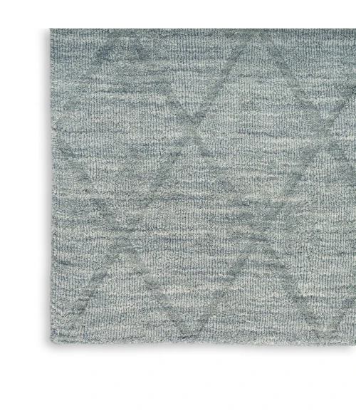 Nourison Wool Haven Blue WOH01 7 ft. 9 in. X 9 ft. 9 in. Rect. Rug