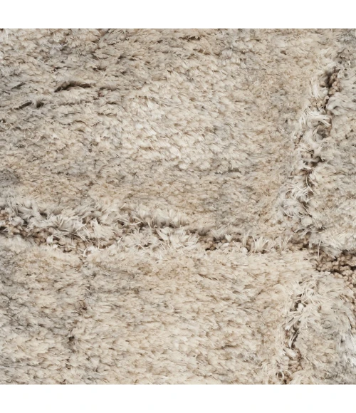 Nourison Dreamy Shag Ivory Beige DRS09 3ft. x 5ft. Rect. Rug