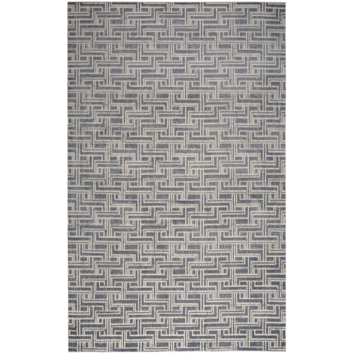 Nourison Serenity Home Blue Ivory SRH04 9 ft. X 12 ft. Rectangle Rug