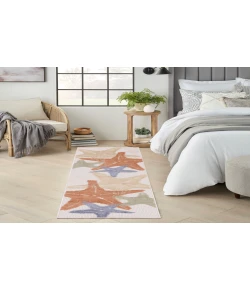 Nourison Home Aloha ALH28 Ivory Multicolor 2 ft. X 6 ft. Area Rug
