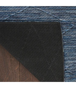 Nourison Home Washable Solutions WSL01 Navy Blue 7 ft. X 10 ft. Area Rug