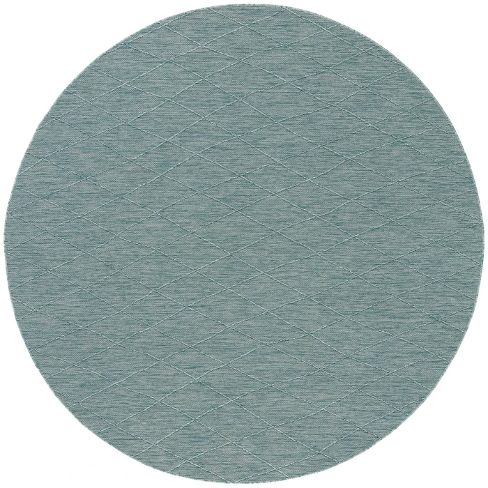 Nourison Washable Solutions Aqua WSL01 8 ft. X Round Rug