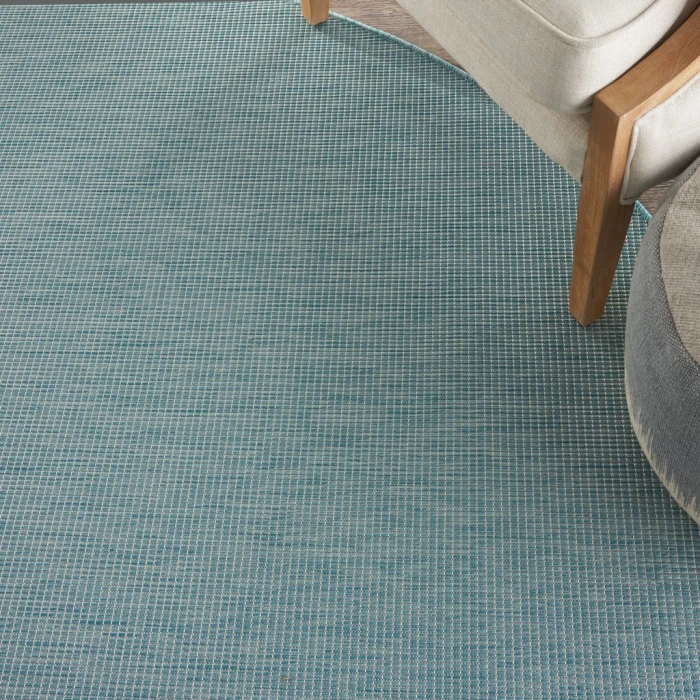 Nourison Positano Round Area Rug POS01-Aqua