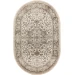 Nourison Home Quarry QUA05 Ivory Grey 5 ft. X 8 ft. Oval Area Rug
