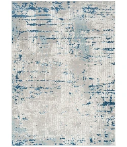 Nourison Home Quarry QUA01 Ivory Grey Blue 5 ft. 3 in. X 7 ft. 3 in. Area Rug