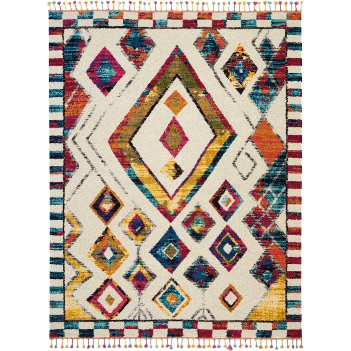 Nourison Home Nomad White NMD02 8ft.10in. x 12ft. Rect. Rug