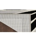 Nourison Aloha Black White ALH33 2 ft. X 6 ft. Rectangle Rug