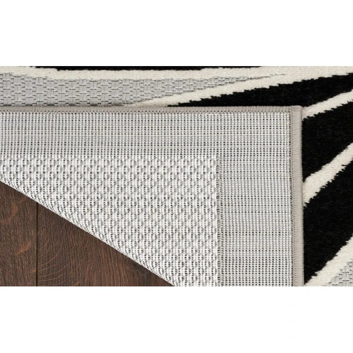 Nourison Aloha Black White ALH33 2 ft. X 6 ft. Rectangle Rug