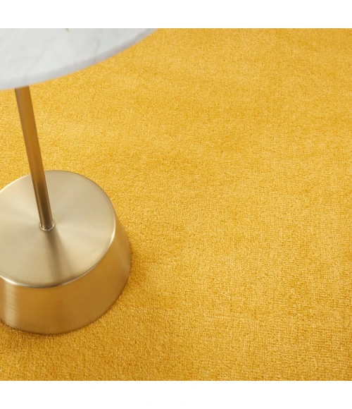 Nourison Essentials Yellow Area Rug NRE01-Yellow