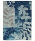 Nourison Tranquil Area Rug TRA01-Navy/Light Blue