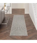 Nourison Natural Texture Ivory Grey NTX01 6 ft. Rect. Rug