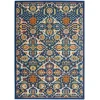 Nourison Home Allur ALR03 Navy Multicolor 6 ft. X 9 ft. Area Rug