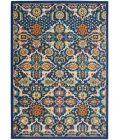 Nourison Allur Area Rug ALR03 Navy Multicolor