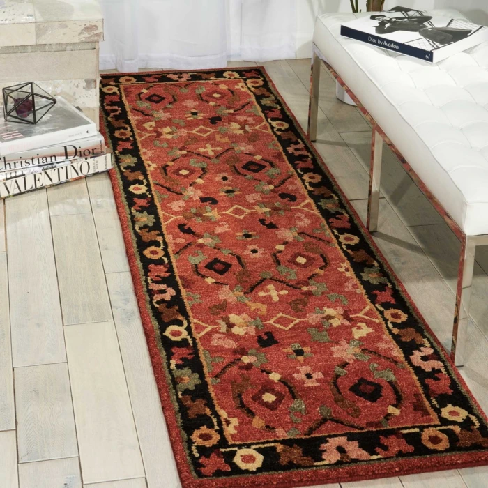 Nourison Tahoe Runner Area Rug TA12-Rust