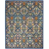 Nourison Home Allur ALR03 Navy Multicolor 7 ft. X 10 ft. Area Rug