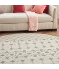 Nourison Grafix Round Area Rug GRF37-Ivory/Grey