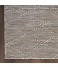 Nourison Washable Solutions Grey/Mocha WSL01 4 ft. X 6 ft. Rect. Rug