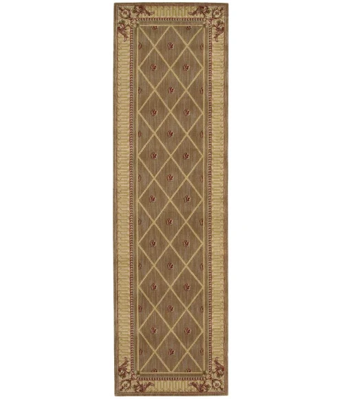 Nourison Ashton House Runner Area Rug AS03-Cocoa