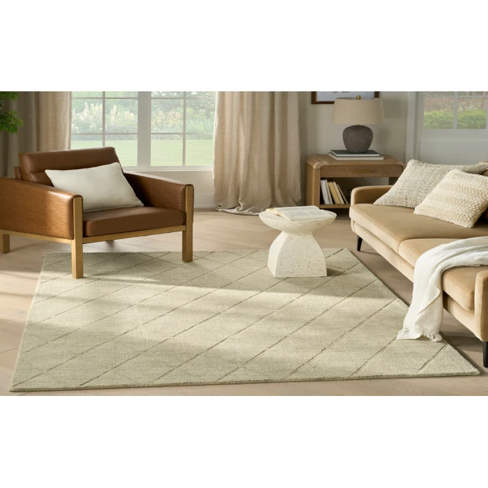 Nourison Wool Haven Sage WOH01 5 ft. 3 in. X 7 ft. 3 in. Rectangle Rug