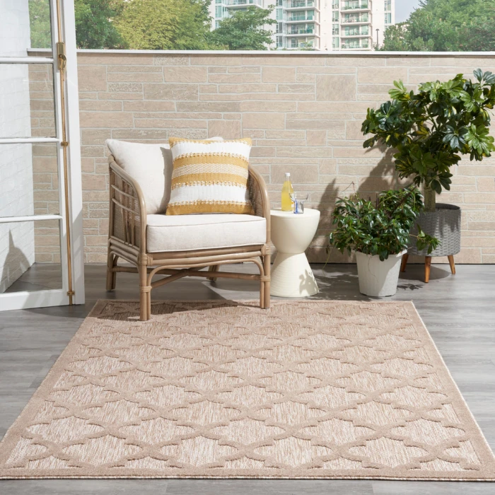 Nourison Easy Care Area Rug NES01 Natural Beige