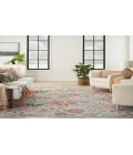 Nourison Nourison Washables Cream Multicolor NWB06 8 ft. X 10 ft. Rectangle Rug
