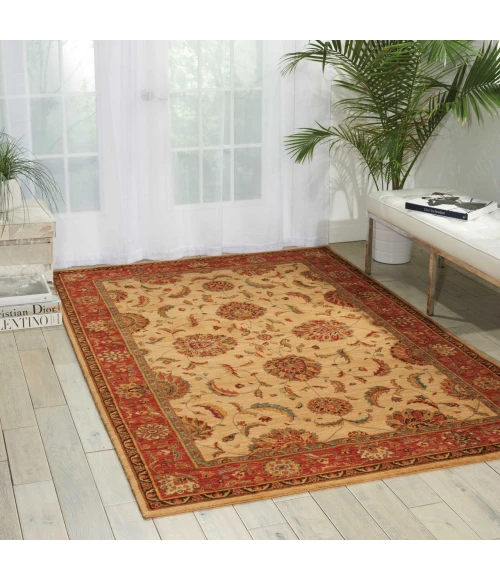 Nourison Home Living Treasures Cream / Ivory LI04 3ft.6in. x 5ft.6in. Rect. Rug