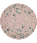 Nourison Tranquil Round Area Rug TRA04-Pink