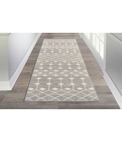 Nourison Home Grafix GRF37 Grey 2 ft. X 6 ft. Area Rug