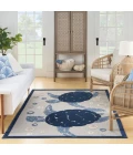 Nourison Aloha Area Rug ALH27 Navy Blue