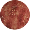 Nourison Home Somerset ST74 Flame 5 ft. 6 in. Round Area Rug